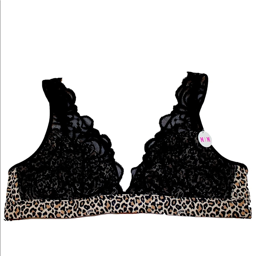 Pink! Animal Print Bra Bralette